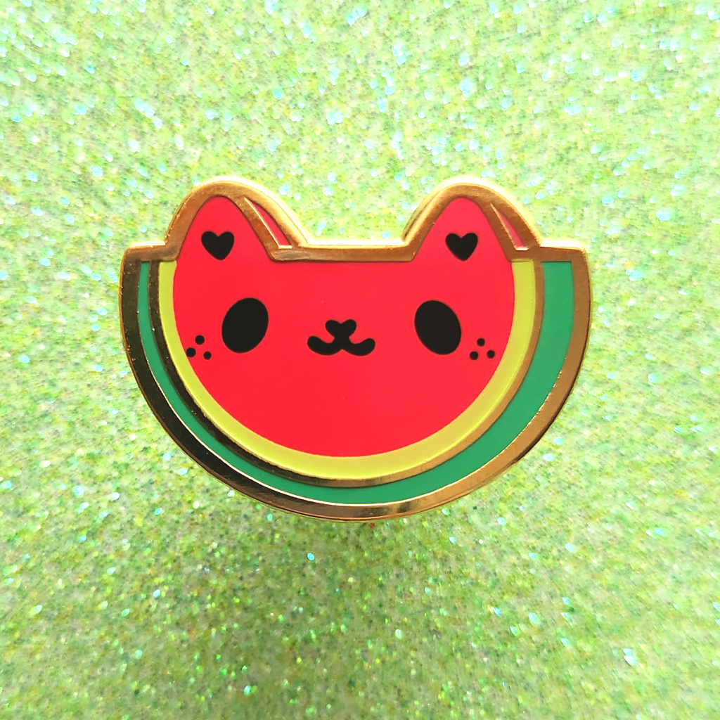 Watermeowlon Pin Appleminte