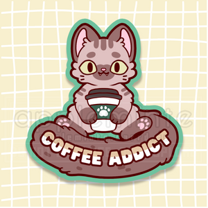 Coffee Addict Sticker - appleminte