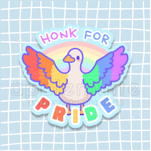 Honk for Pride Sticker