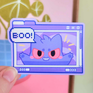  Boo! ghost chat Sticker - Appleminte