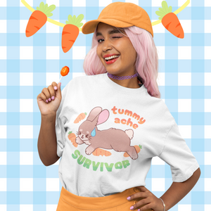 TUMMY ACHE SURVIVOR T-SHIRT